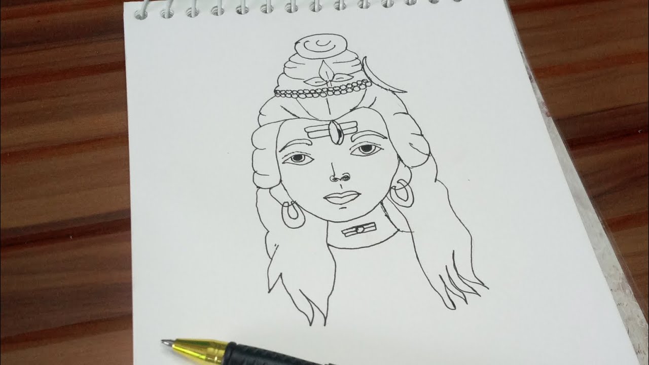 Shiv 🙏drawing with pencil ||How to draw a shiv drawing with pencil#trending#shortsfeed#youtubeshorts