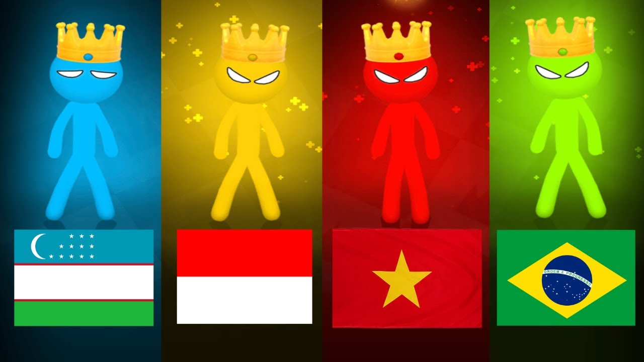 Stickman Party - Tournament Mode 1234 Player Random | Gameplay Walkthrough Part 100 MiniGames Update