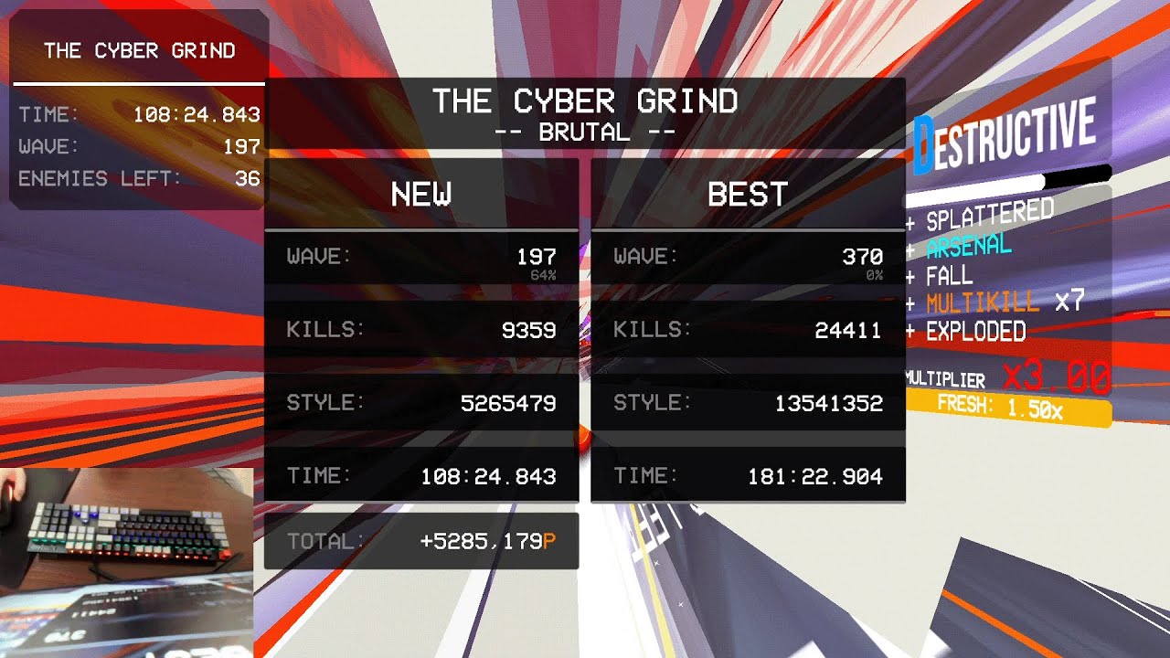 ULTRAKILL | CYBERGRIND w0-197 (BRUTAL) | Proofing to UKDS that im not cheating #1