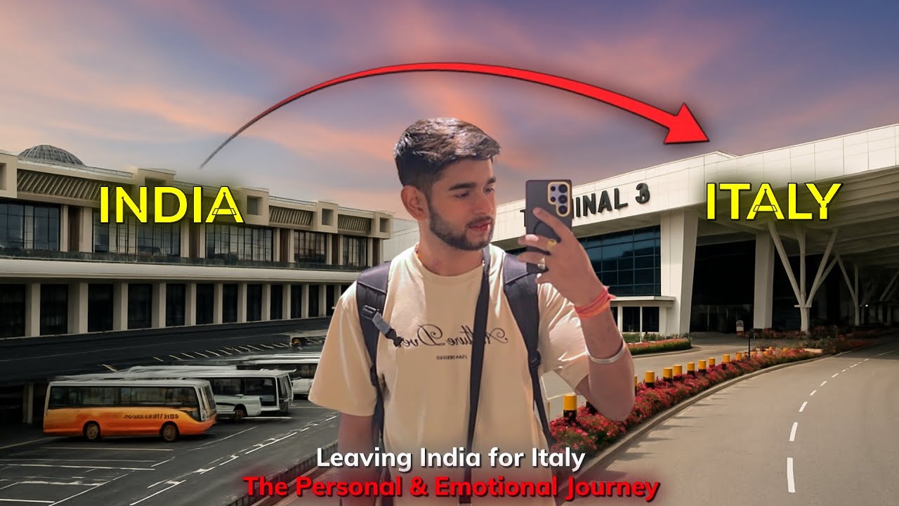 My EMOTIONAL Farewell to India & Journey to Italy 🇮🇳✈️🇮🇹 (A New Chapter)