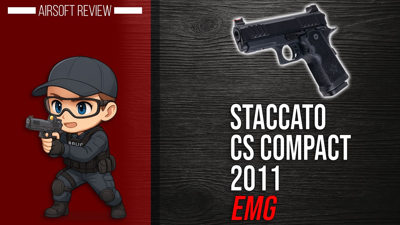 Staccato CS Compact 2011 - EMG | Présentation | Review #airsoft #airsoftfrance