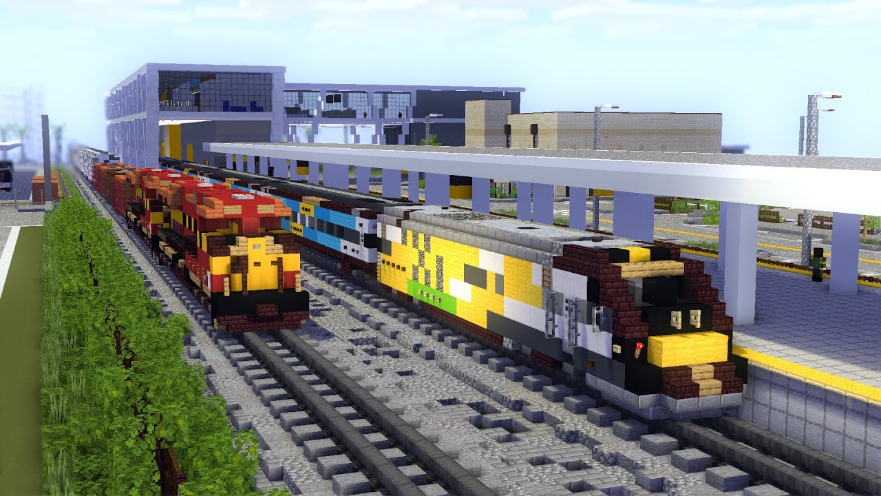 Minecraft Brightline FEC Florida Train Animation