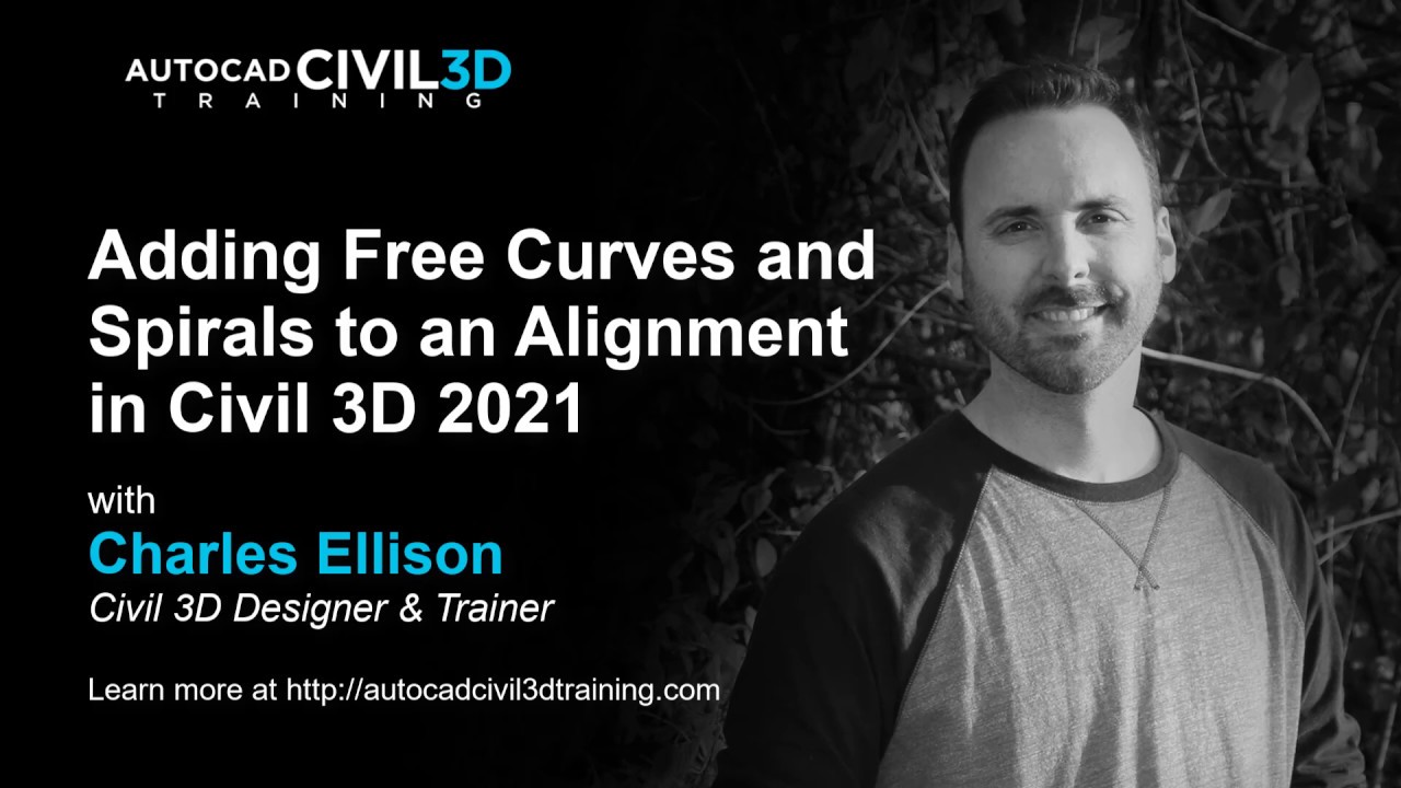 Добавление свободных кривых и спиралей к трассе в Civil 3D 2018, 2019, 2020, 2021