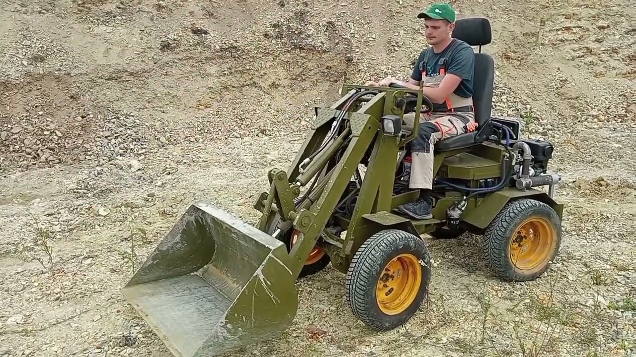 Полевые испытания МИНИПОГРУЗЧИКА