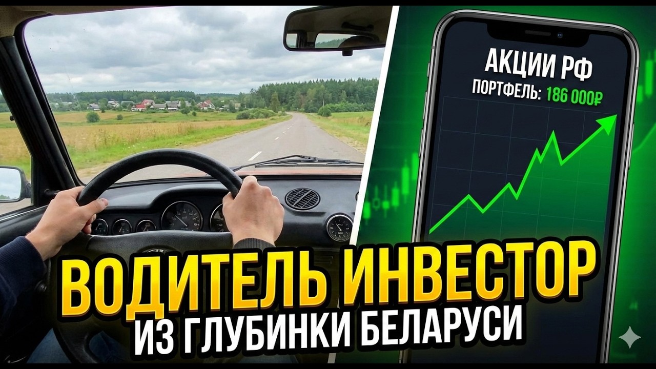 Зачем водителю из Беларуси российские акции? Моя стратегия и капитал 186к