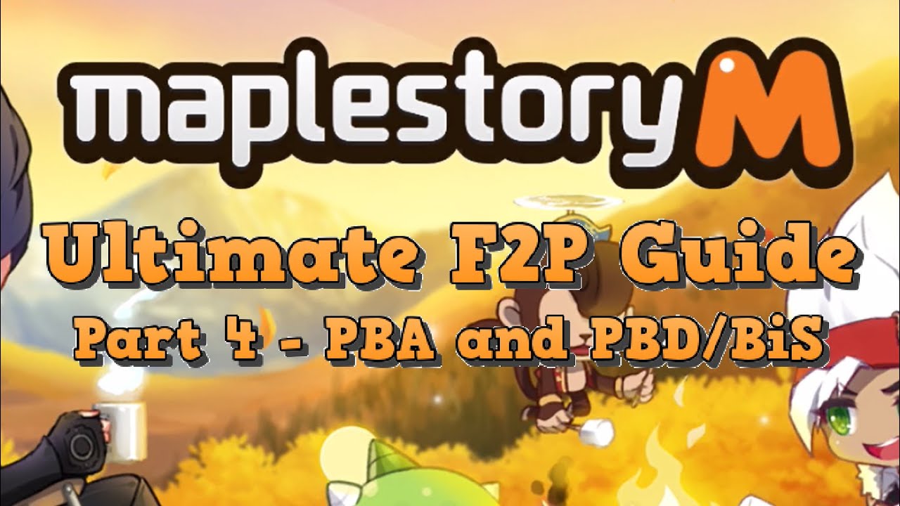 MapleStory M Unfunded Shortcuts Guide for Beginners(4) (PBA Weapon, Star Force Tips, PBD/BiS Armor)