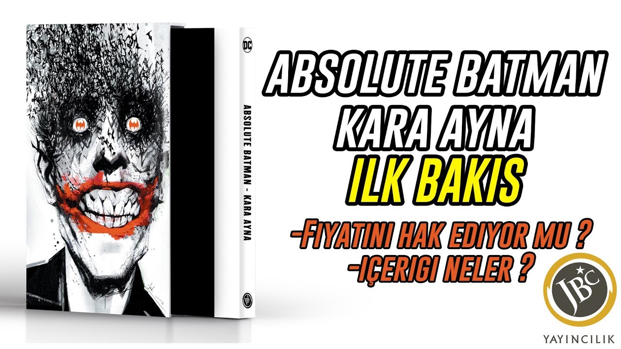 ABSOLUTE BATMAN KARA AYNA İLK BAKIŞ