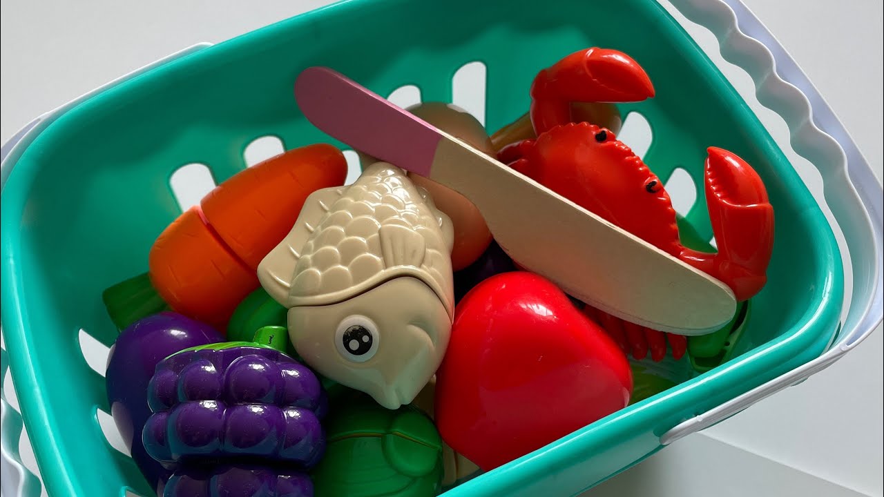 Plastic Fruits, Vegetables, and Meat Cutting ASMR | Soothing & Satisfying Sounds 