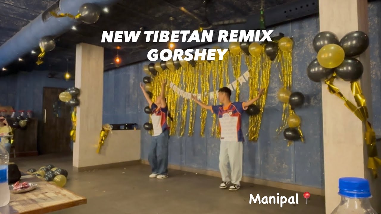 New Tibetan remix gorshey||Manipal Tibetan students 2024❤️ #tibetanvlogger #tibetan #gorshey 