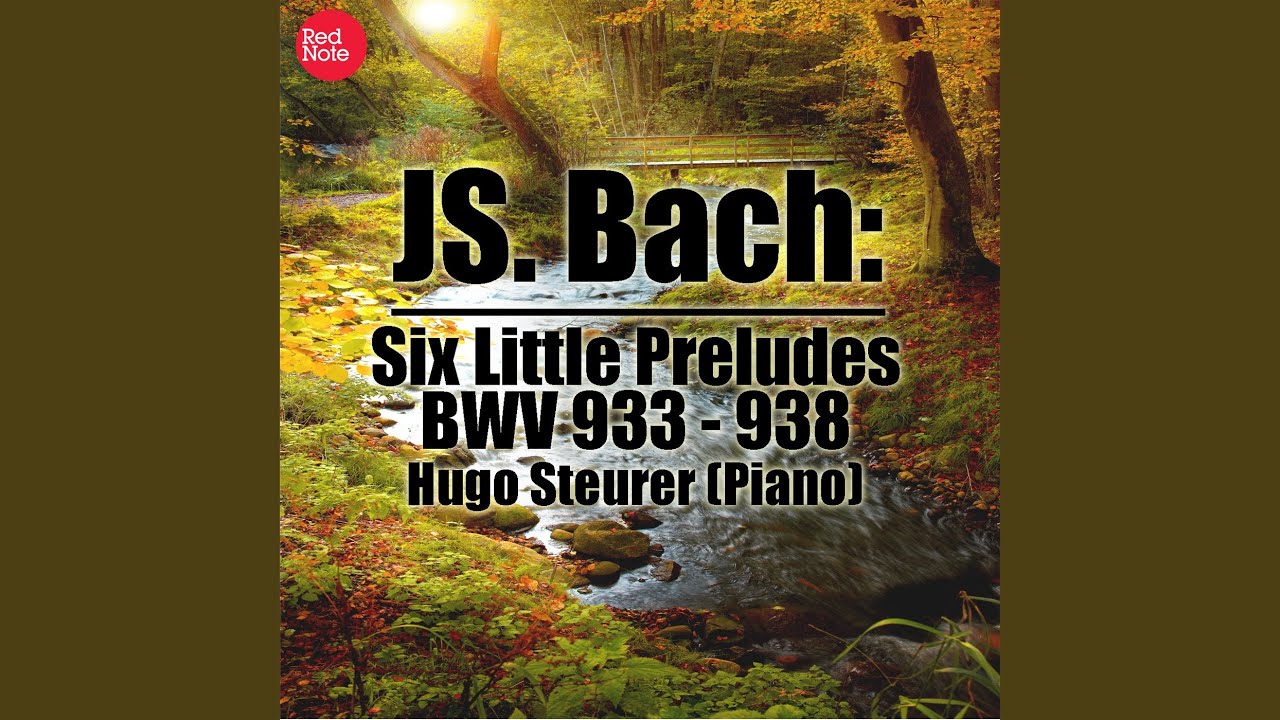 Six Little Preludes in C major, BWV 933: Prelude No. 1