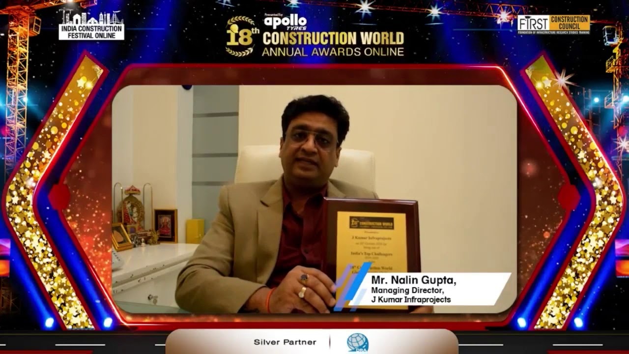 ICF:18th Construction World Annual Awards | Top Challenger | J Kumar Infraprojects