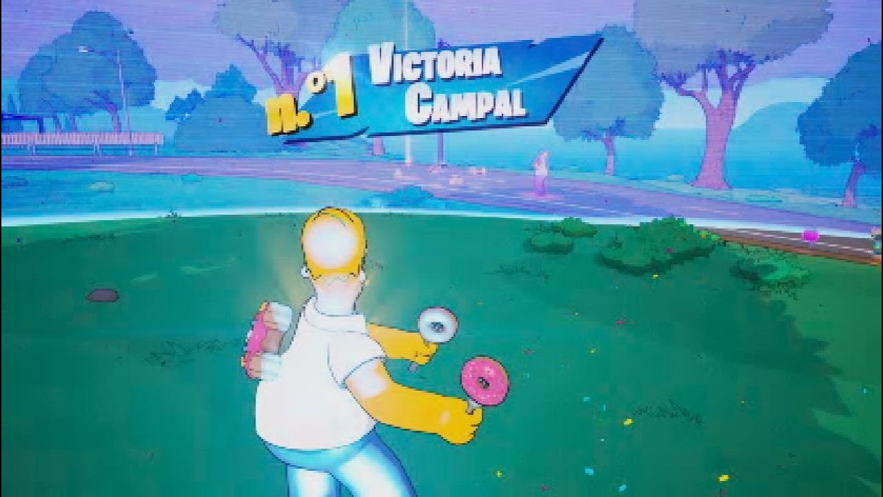 Fartnite - Gané la partida, «Creo que hice un Homero Simpson» ¡Ya-hoo!
