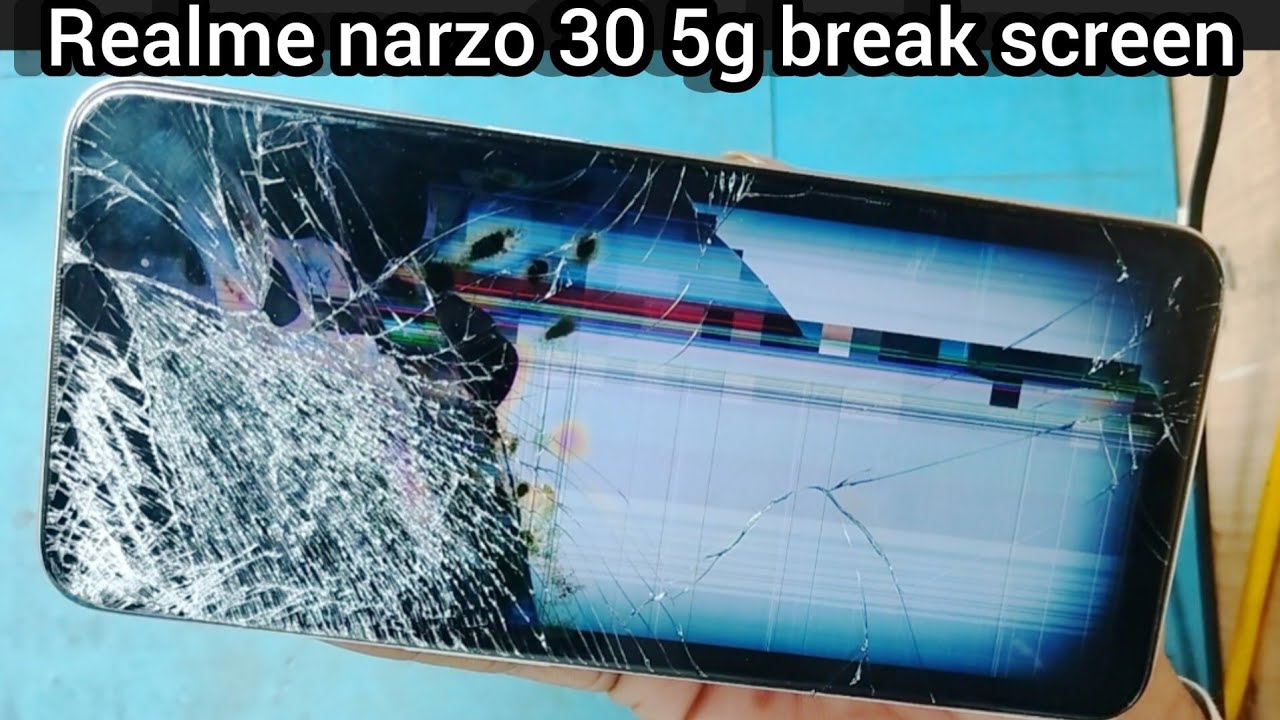 Realme narzo 30 5g break screen replacement |Realme narzo 30 5G mobile combo screen Replacement ||