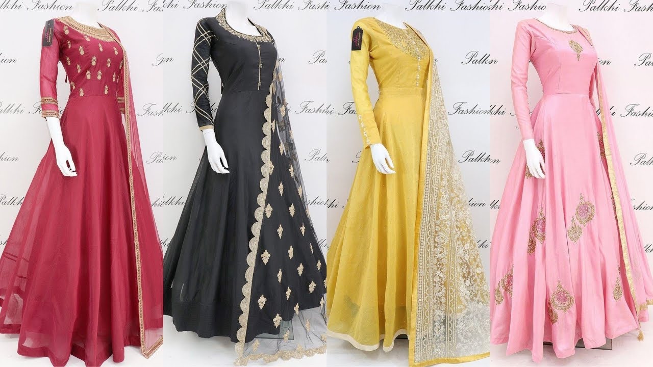 Latest designer anarkali dress design |beautiful anarkali suits | anarkali long dress