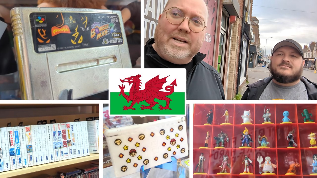Video Game Store in WALES has Imports, Wrestling, 80s Toys...