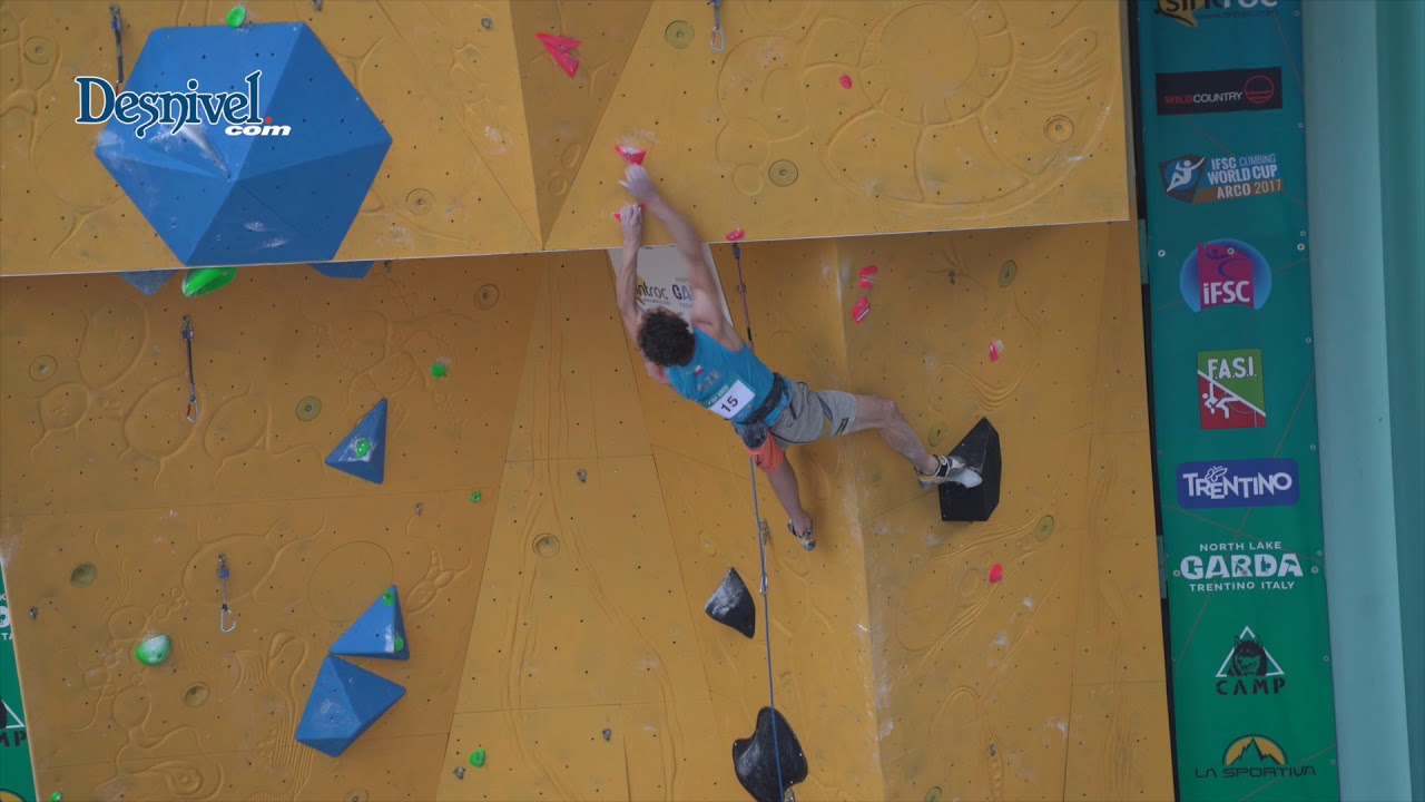 Dificultad: Adam Ondra en Arco Rock Master 2017