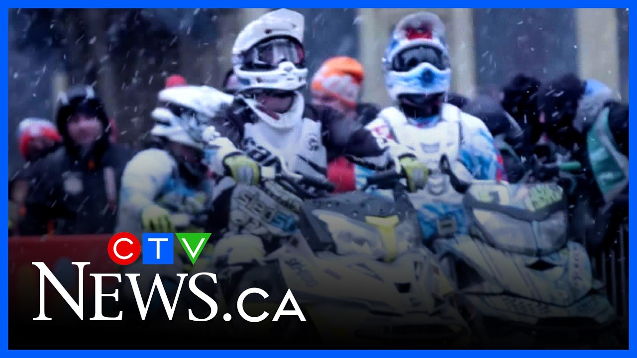 Barbegazi 2026: 40ft snowmobile jumps take over ByWard Market