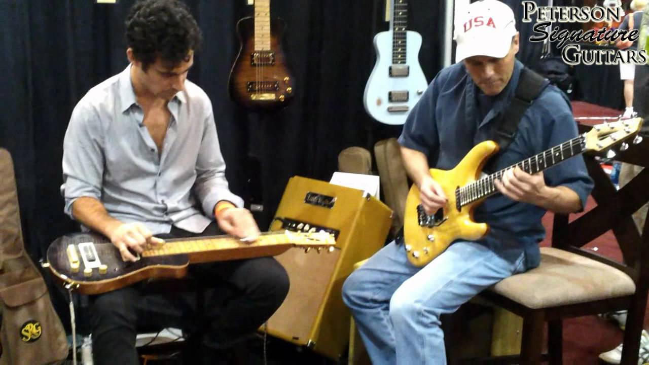 Adam Ollendorff and Brent Peterson jam at Summer NAMM 2012