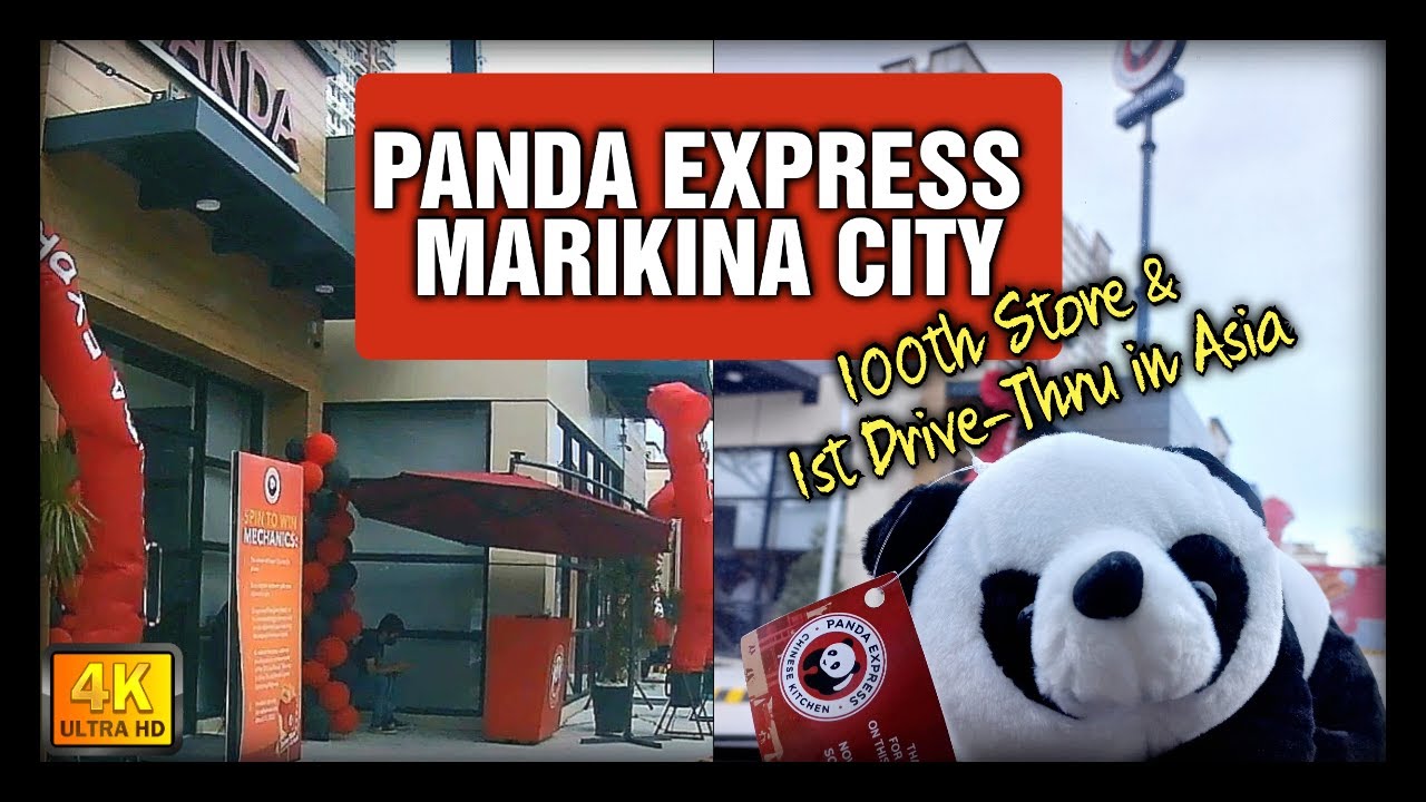 PANDA EXPRESS ORANGE CHICKEN NOW IN MARIKINA | DRIVE & FULL FOOD STORE REVIEW #orangechicken
