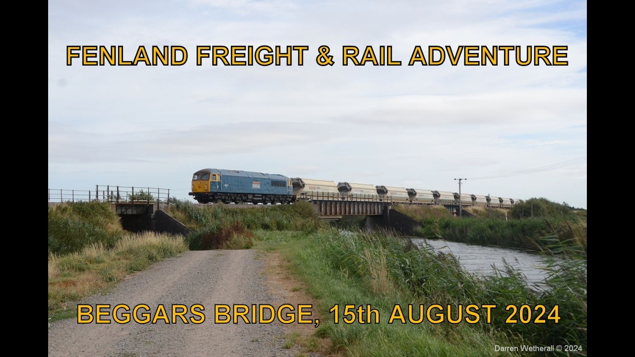 Fenland Freight & Rail Adventure   Beggars Bridge, 15th August 2024