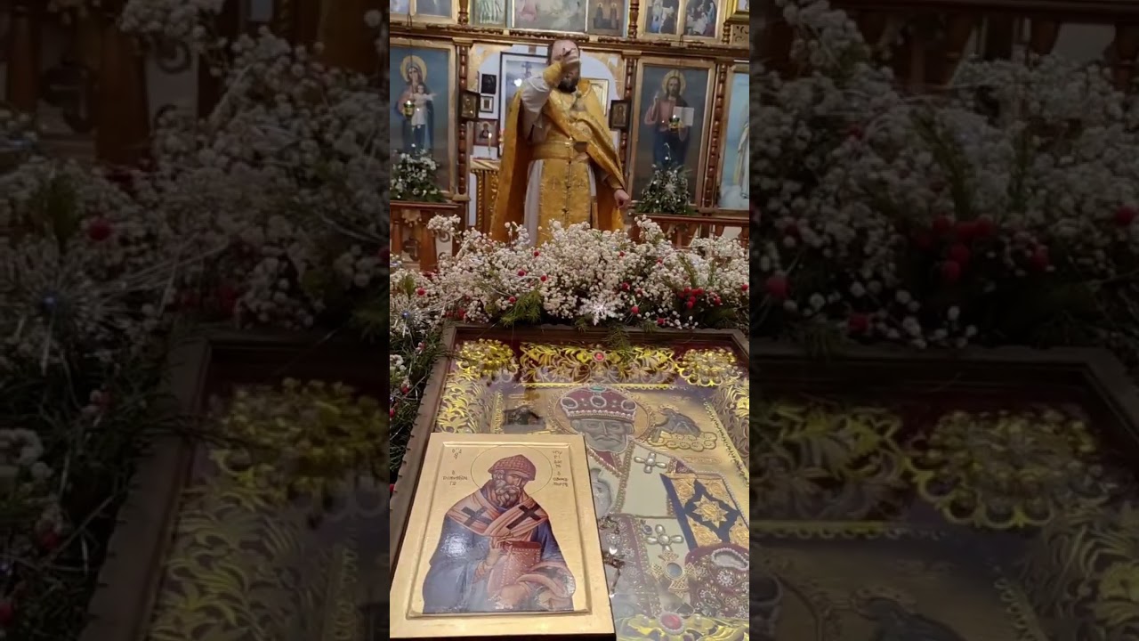 Крым. Бахчисарай. храм св. Николая Чудотворца. 25.12.2024. Херувимская Семёнова