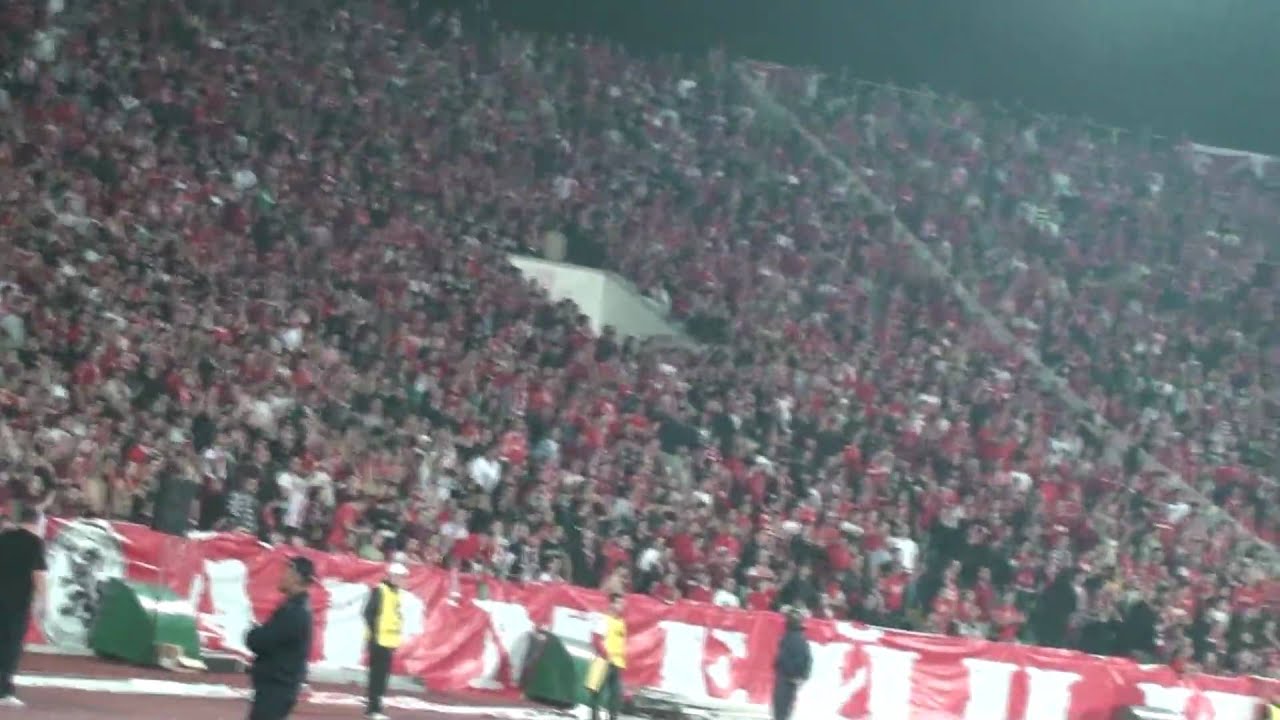 Български химн fans singing national himn CSKA Sofia vs Fulham London match 17.09