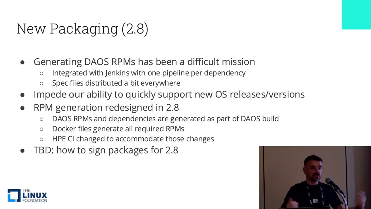 DUG'25 - DAOS 2.8 and Beyond