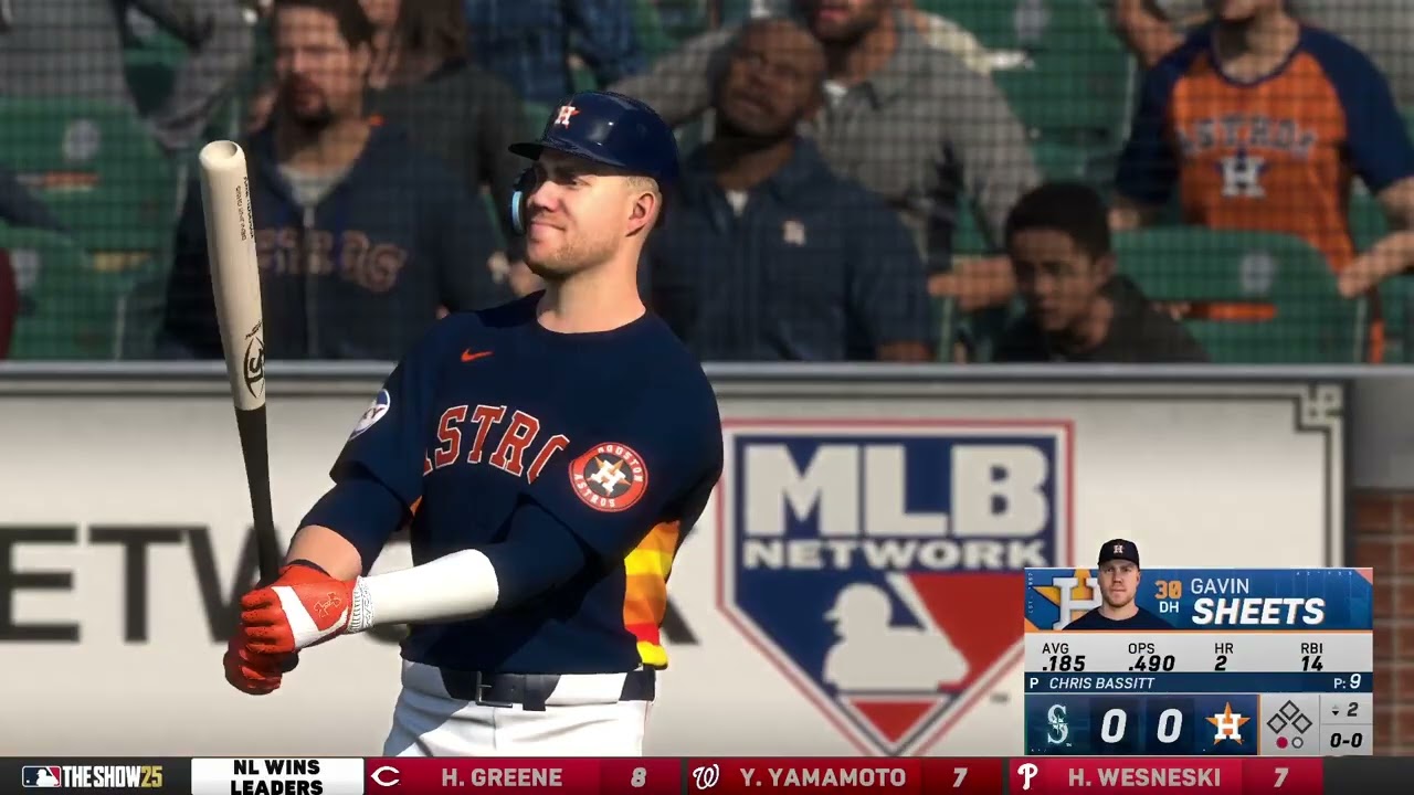 MLB The Show 25 Fantasy Draft Gm#52 SEA C.Bassitt (5-1, 5.12) vs HOU-G.Williams (4-4, 3.15)