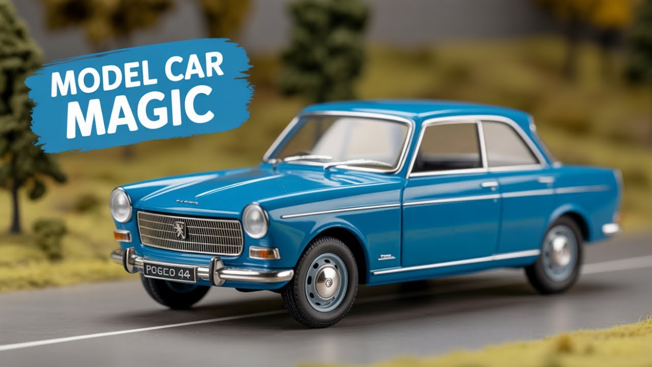 Реставрация винтажной модели Peugeot 404 Impy
