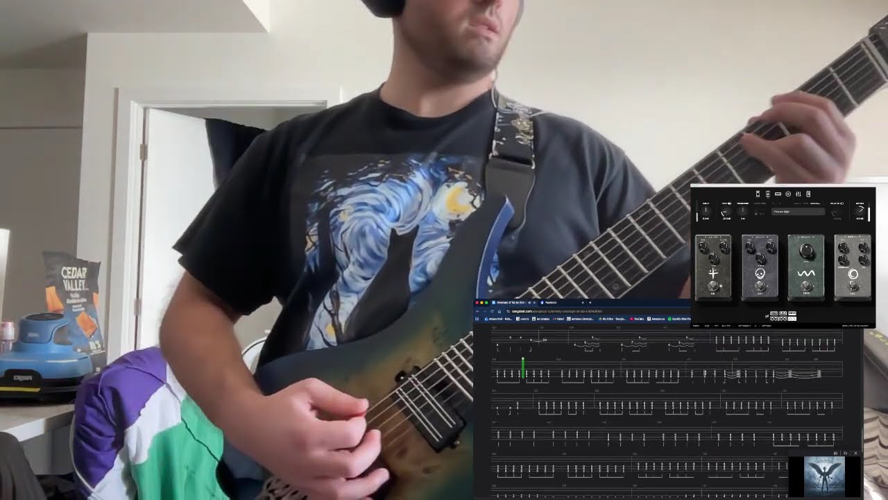 Scar Symmetry - Xenotaph - Guitar Cover