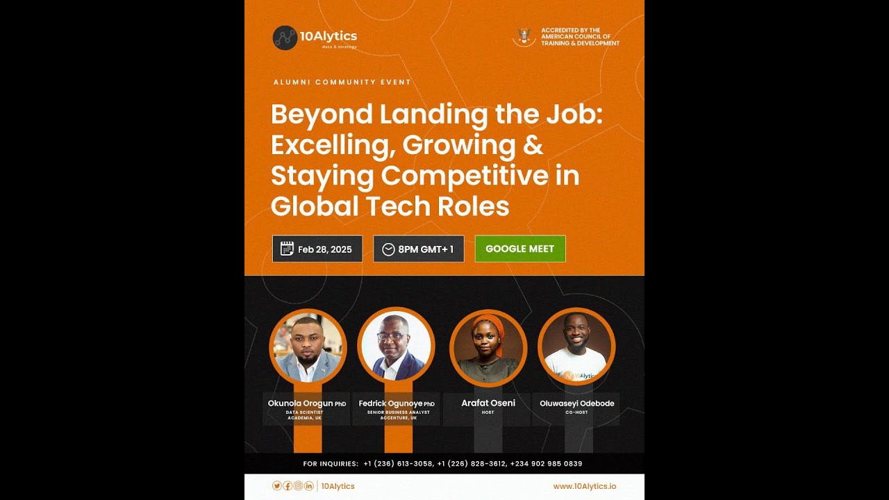 Beyond Landing the Job: Excelling, Growing & Staying Competitive in Global Tech Roles