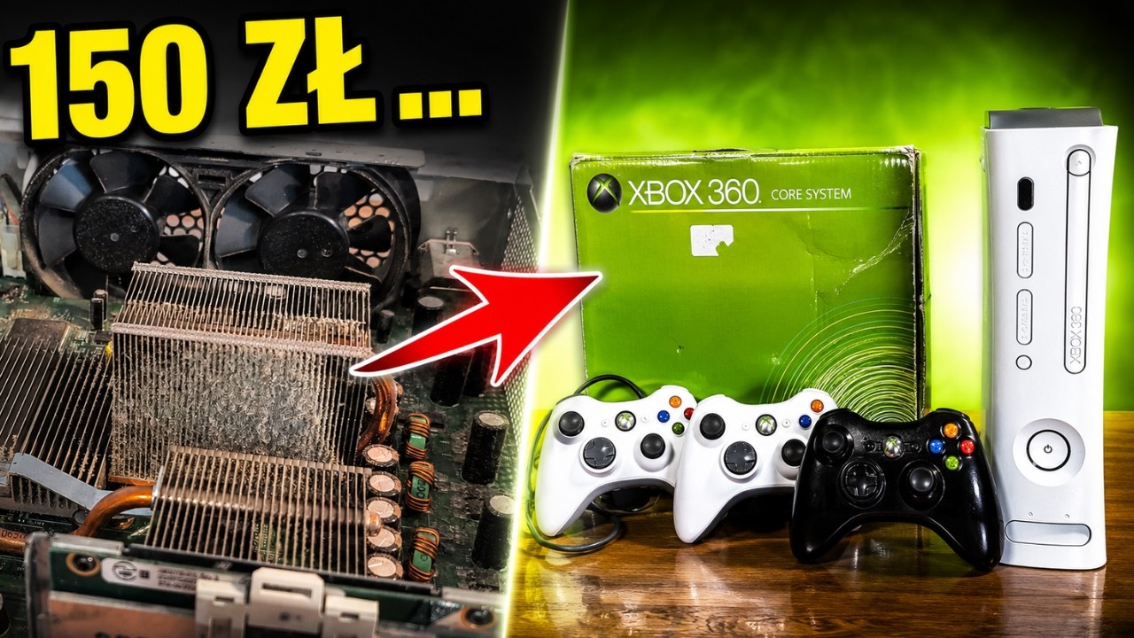 Kupiłem Xboxa 360 za 150 zł... nie spodziewałem się tego w środku