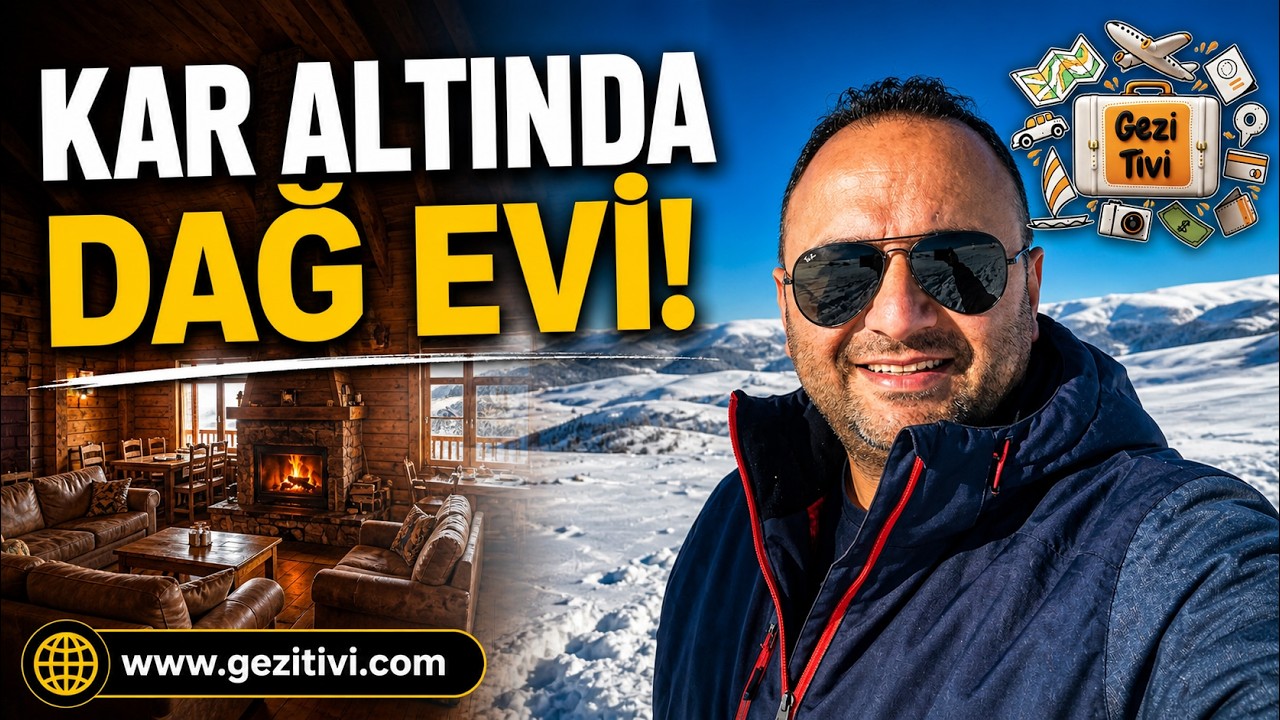 KIŞIN YAYLAYA ÇIKILIR MI? ☃️ Kümbet Yaylası Karlar Altında! (Dağ Evi Konaklama)