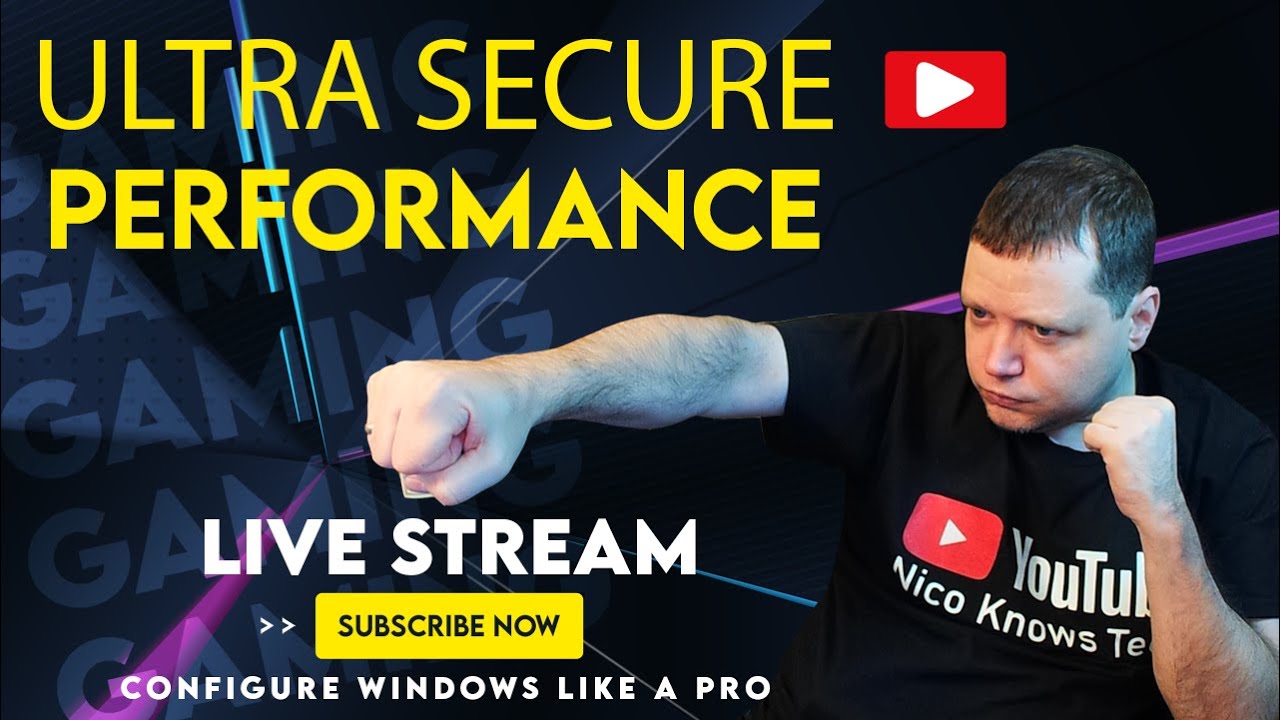 Ultra Secure Performance on Windows PC | Live Tutorial and Q & A | Must Have Apps