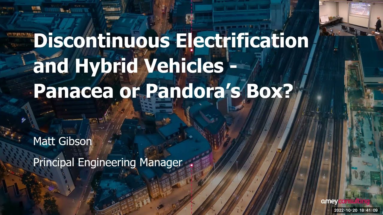 INCOSE TWG/RIG, APTA Webinar Oct 2022: Decarbonization & Electrification - Panacea or Pandora's Box?