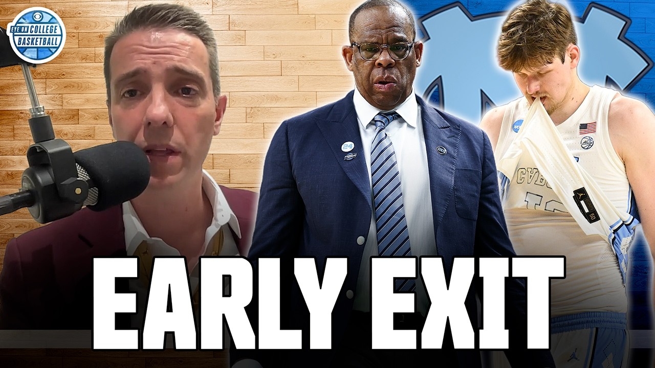 Hubert Davis' seat definitely isn't cold ... | UNC crumbles against VCU | 2026 March Madness