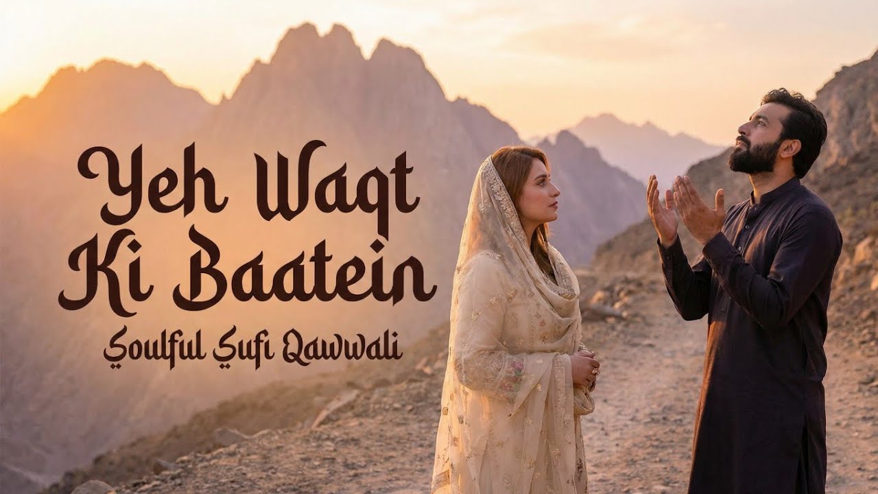 YEH WAQT KI BAATEIN (LYRICS) | Sufi Official | Heart Touching Sufi Song | Soulful Kalam | Vinod Raja