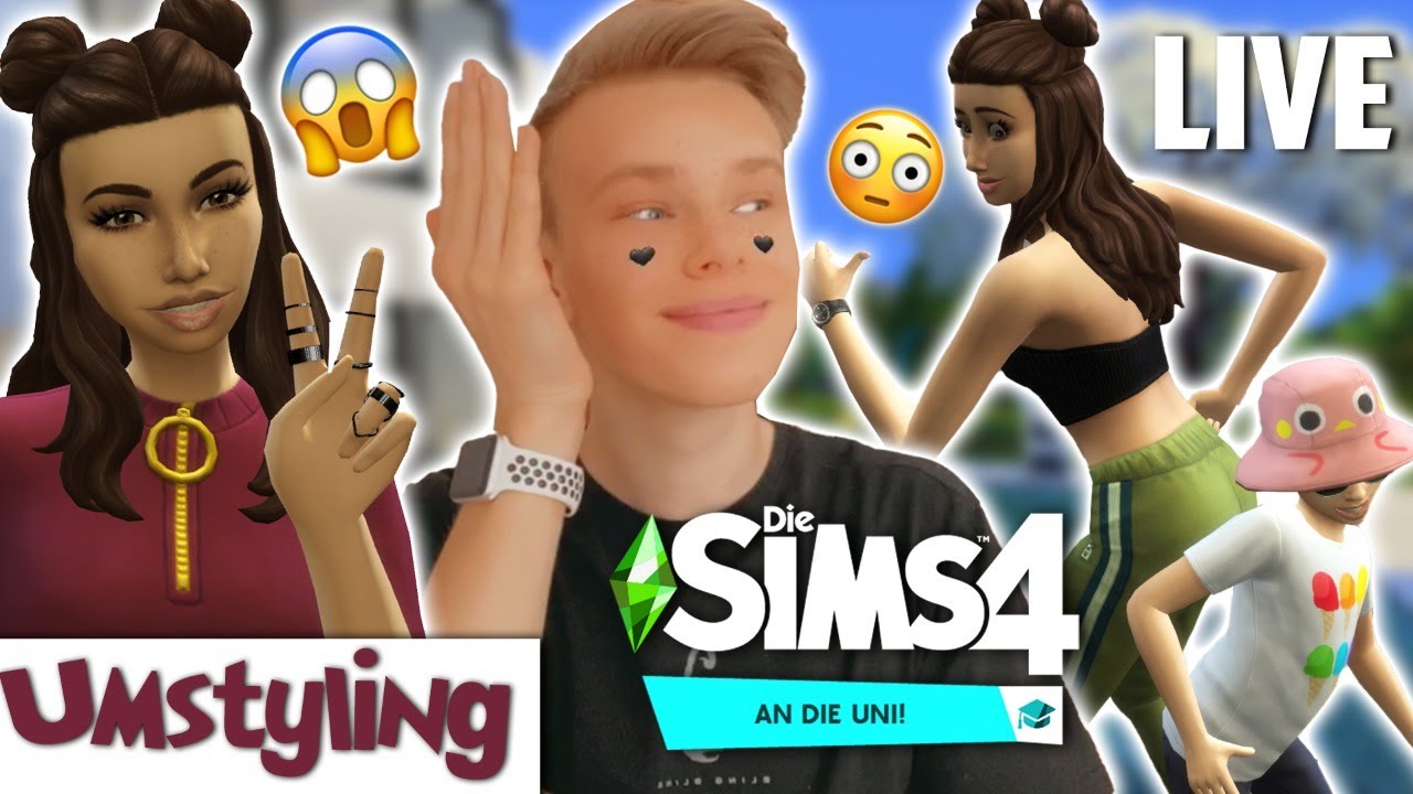 LIVE: Das gro&szlig;e Umstyling! 💄💕 Die Sims 4: An Die Uni SPECIAL🎓