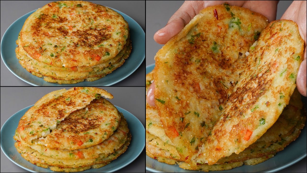 Rice-Poha Snacks Recipe | Flatten Rice Vegetable Snacks | Poha & Mixed Vegetable Chapati Snacks