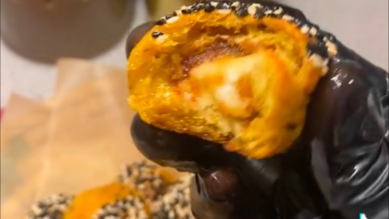 ميني خبز المله المحشي😋✨