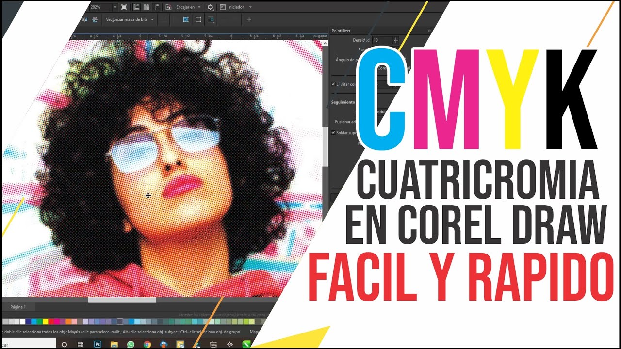 COMO HACER CUATRICROMIA EN COREL DRAW
