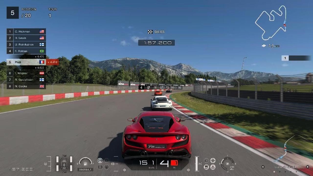 COURSE AVEC MA FERRARI f8 TRIBUTO 😍😱