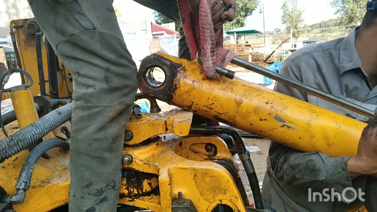 طريقة استبدال نسيسير لبيران هزان jcb 3cx