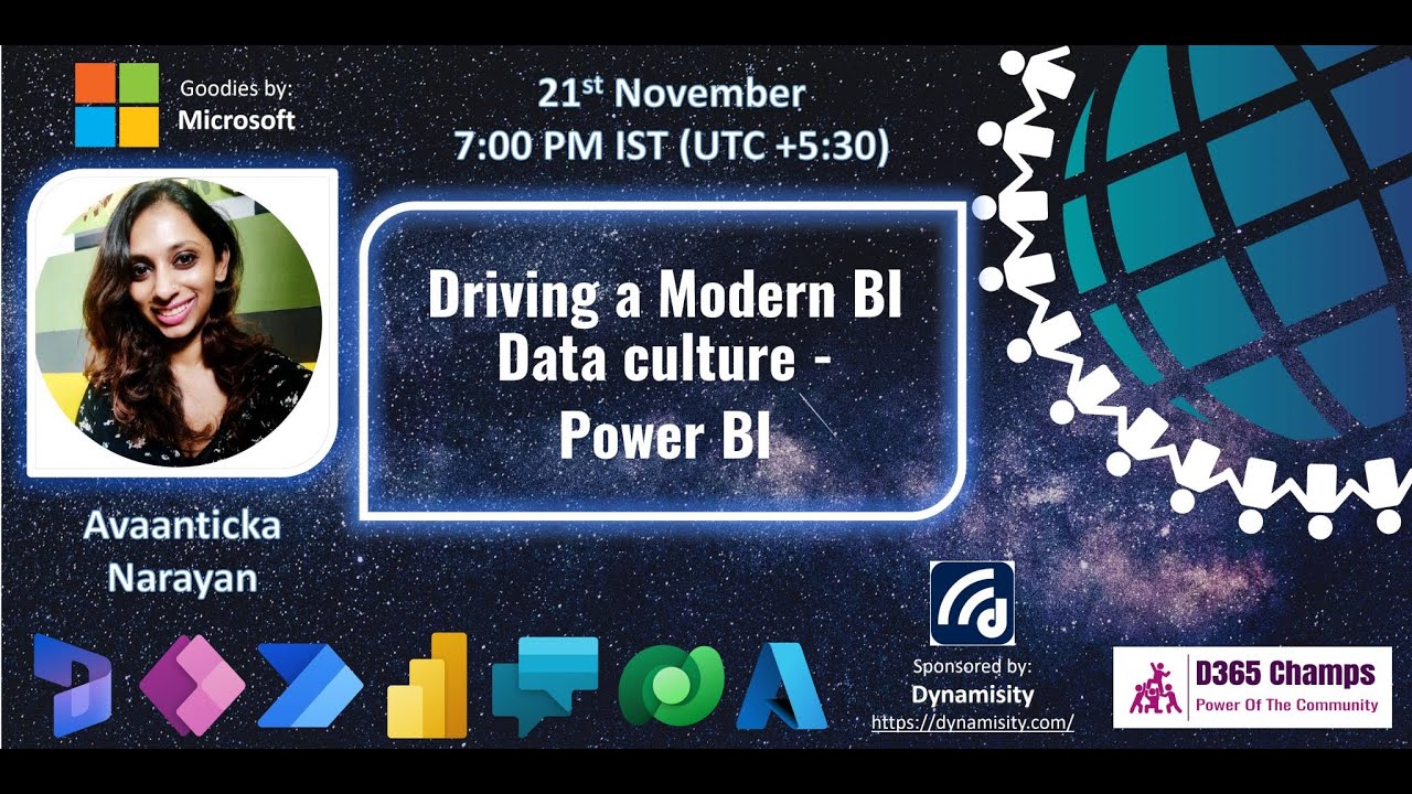 Driving a Modern BI Data Culture - Power BI - By - Avaanticka Narayan