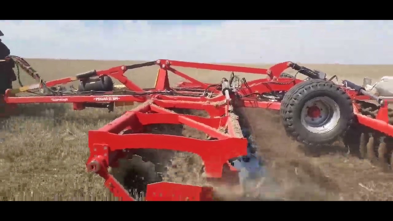 Żniwa, żniwa i po żniwach. Jedziemy z uprawą Opall-agri. Brona talerzowa PEGAS II SM - 6m