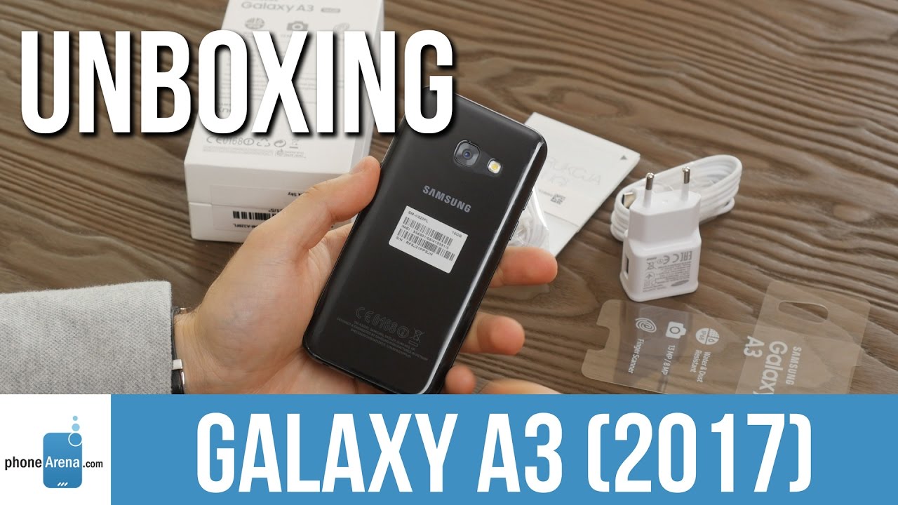Samsung Galaxy A3 (2017) unboxing and first look