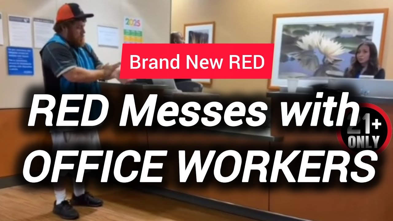 RED MESSES WITH OFFICE WORKERS #myhouseisdirty #2025 #August #Summer 
