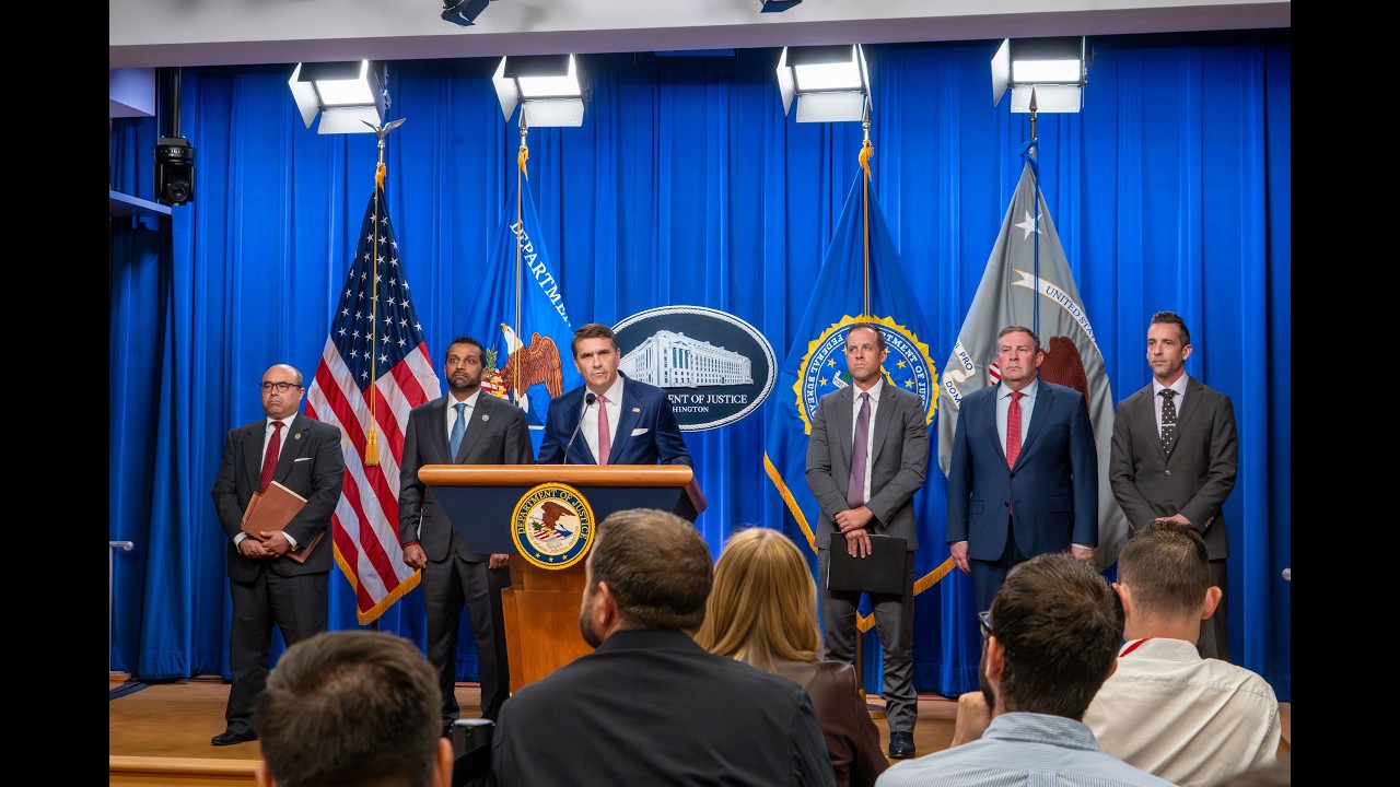 Department of Justice Holds Press Conference to Announce Tren de Aragua Developments