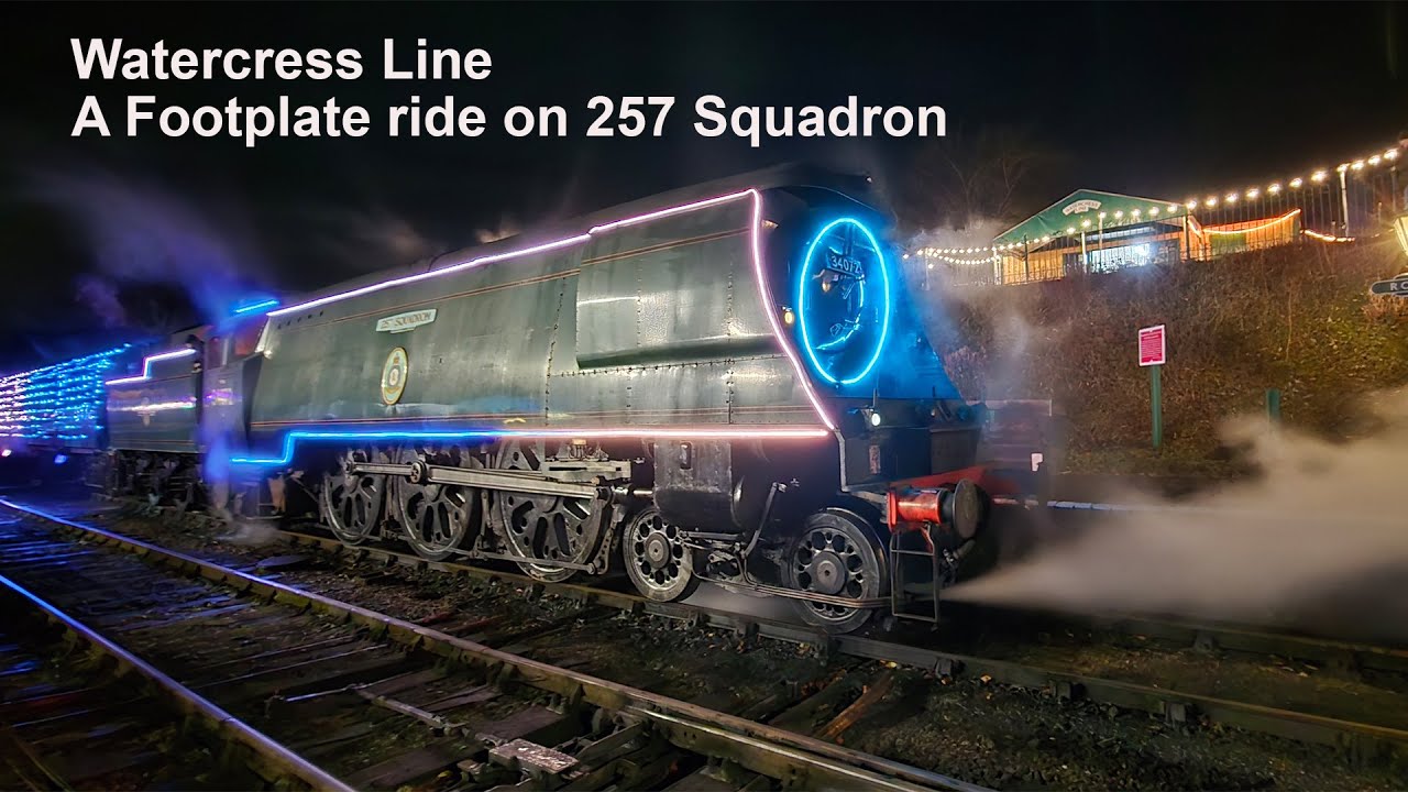 34072  - 257 Squadron Footplate Ride