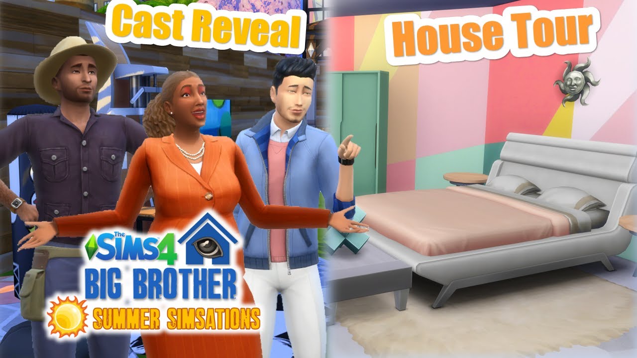 CAST REVEAL and HOUSE TOUR | Sims Big Brother: Summer Simsations | The Sims 4